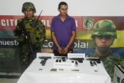Alias “Cesar” presunto cabecilla de milicias y explosivista del Eln en Saravena fue capturado, en el mismo sector. 