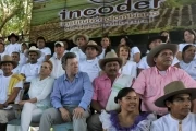 En La Primavera, Vichada, el Presidente Juan Manuel Santos participó en el acto en el que se destacó el logro de un millón de hectáreas formalizadas para los campesinos.