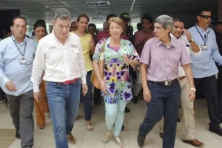 Gobernador del Meta Alan Jara acompañó en su recorrido por Villavicencio al Presidente Juan Manuel Santos