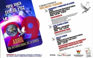 Con actividades culturales y pedagógicas denominadas “Formadores y Promotores de la Danza”, se realizará el próximo miércoles 29 de abril la celebración del Día Internacional de la Danza.
