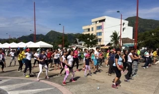 El recorrido de la Recreovía en Yopal, ocupó la calle 14 hasta la calle 17 sobre Caño Seco y la ruta del Parque El Resurgimiento.