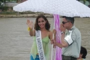 Señorita Barrio Unidos: Desfile por el río Arauca