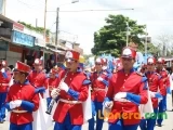 Desfile de bandas músico marciales realizado en Arauca el 7 de agosto de 2011.
