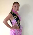 Candidatas al reinado internacional del Joropo Santa Bárbara de Arauca: Ludyns Jenifer Vasquez Maldonado candidata del municipio de Tame (Arauca).
