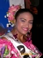 Candidatas al Reinado Internacional del Joropo Santa Bárbara de Arauca: Idalgia Crespo Candidata del estado Apure Venezuela