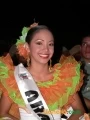 Candidatas al Reinado Internacional del Joropo Santa Bárbara de Arauca: Gisselle Vesga Colina del departamento de  Arauca