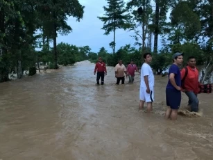 Inundación: Y Puerto Contreras -  El Pescado, municipio de Saravena. Foto: Uriel Peña.