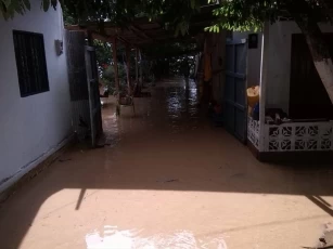Inundación: El Troncal, Arauquita, Arauca. Foto: Crónicas Bndttipaz.
