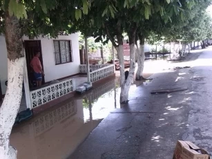 Inundación: El Troncal, Arauquita, Arauca. Foto: Crónicas Bndttipaz.