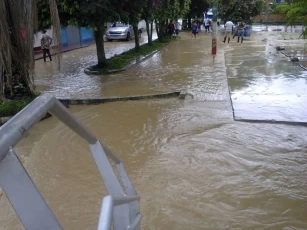 Inundación: Municipio de Arauquita, Arauca. Foto: Ándres Herrera.