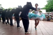 Baile en el Forúm de los Libertadores de Arauca.