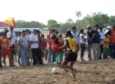 Festival de Verano 2008: Futbol playa en el prmer binacional de verano.