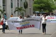 Marcha defensa regalías: Entidades de salud