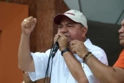 Marcha defensa regalías: Carlos Guerrero, coordinador del Comité  cívico Unidos por Arauca. 
